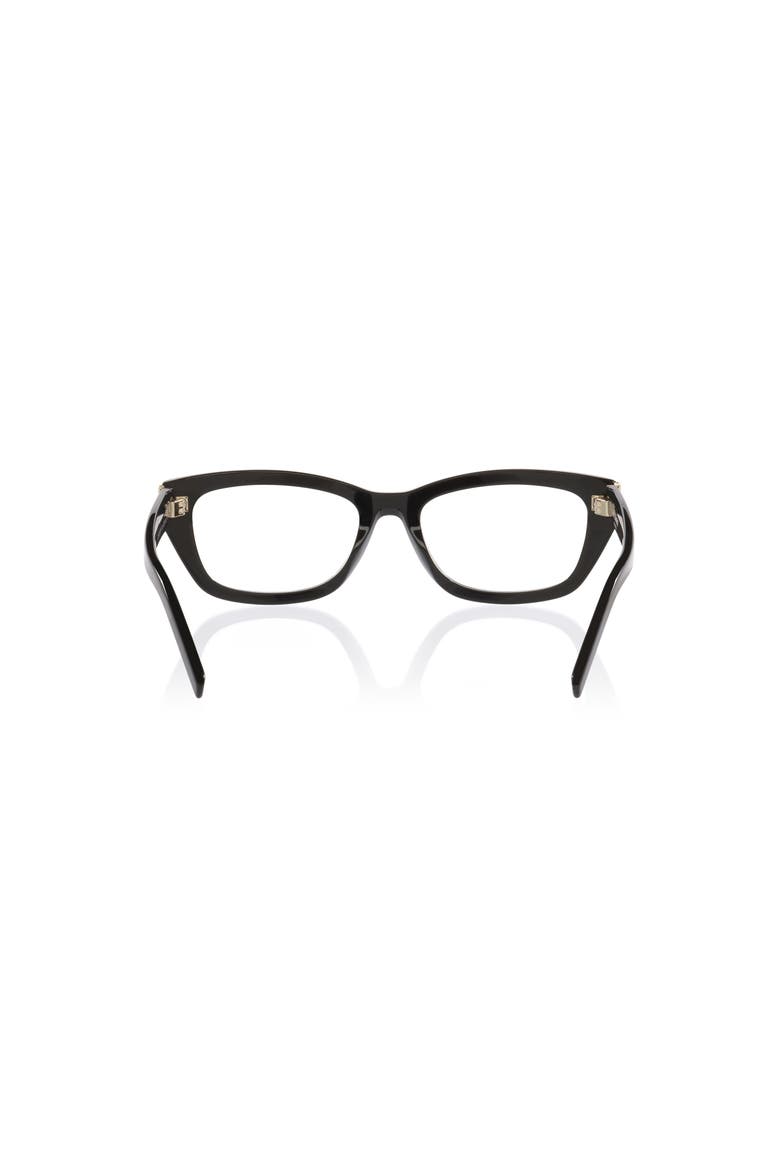 55mm Cat Eye optical glasses, Alternate, color, Black