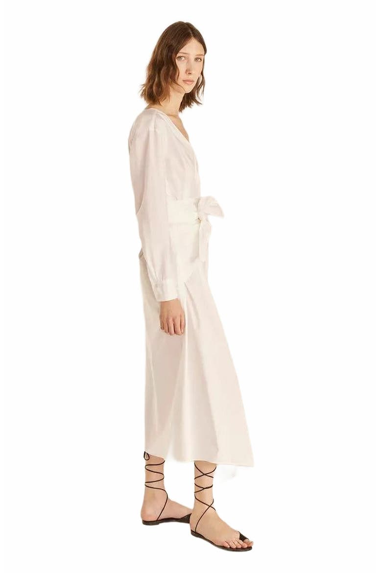Tie Waist Dress, Alternate, color, Milk