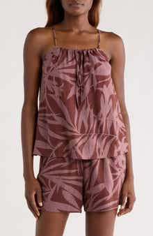 Nordstrom Vacation Linen Blend Short Pajamas