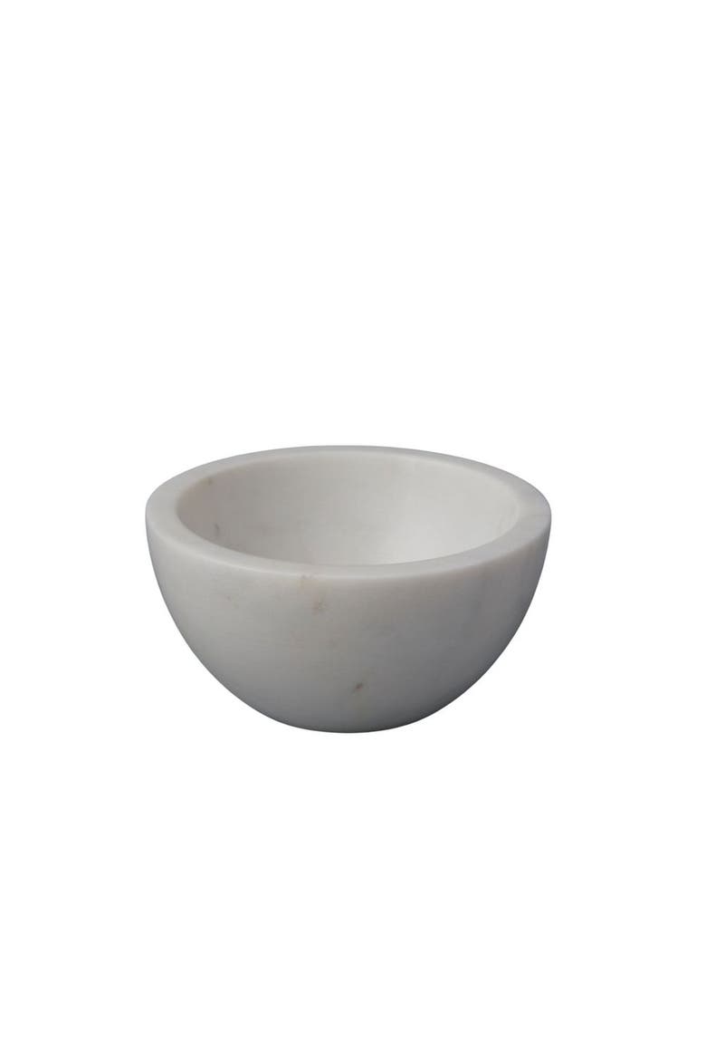 White Marble Bowl, Main, color, White - Small