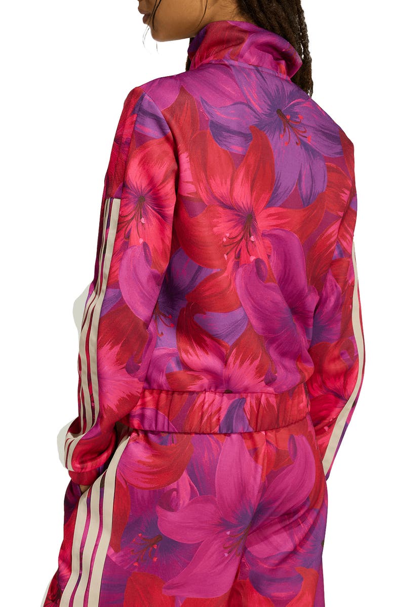 adidas x FARM Rio Tiro Jacket, Alternate, color, Magenta/ Maroon/ Crystal Linen