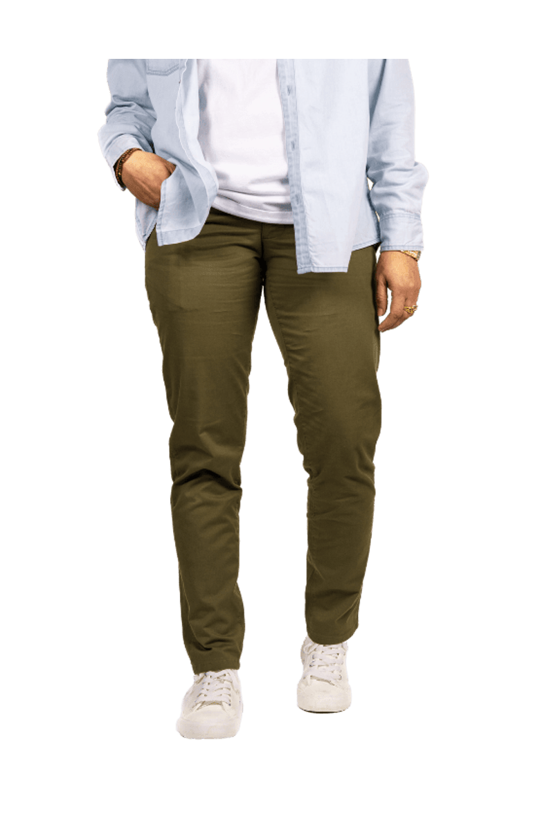 Dapper Boi Slim Olive Chino Pants, Main, color, Olive