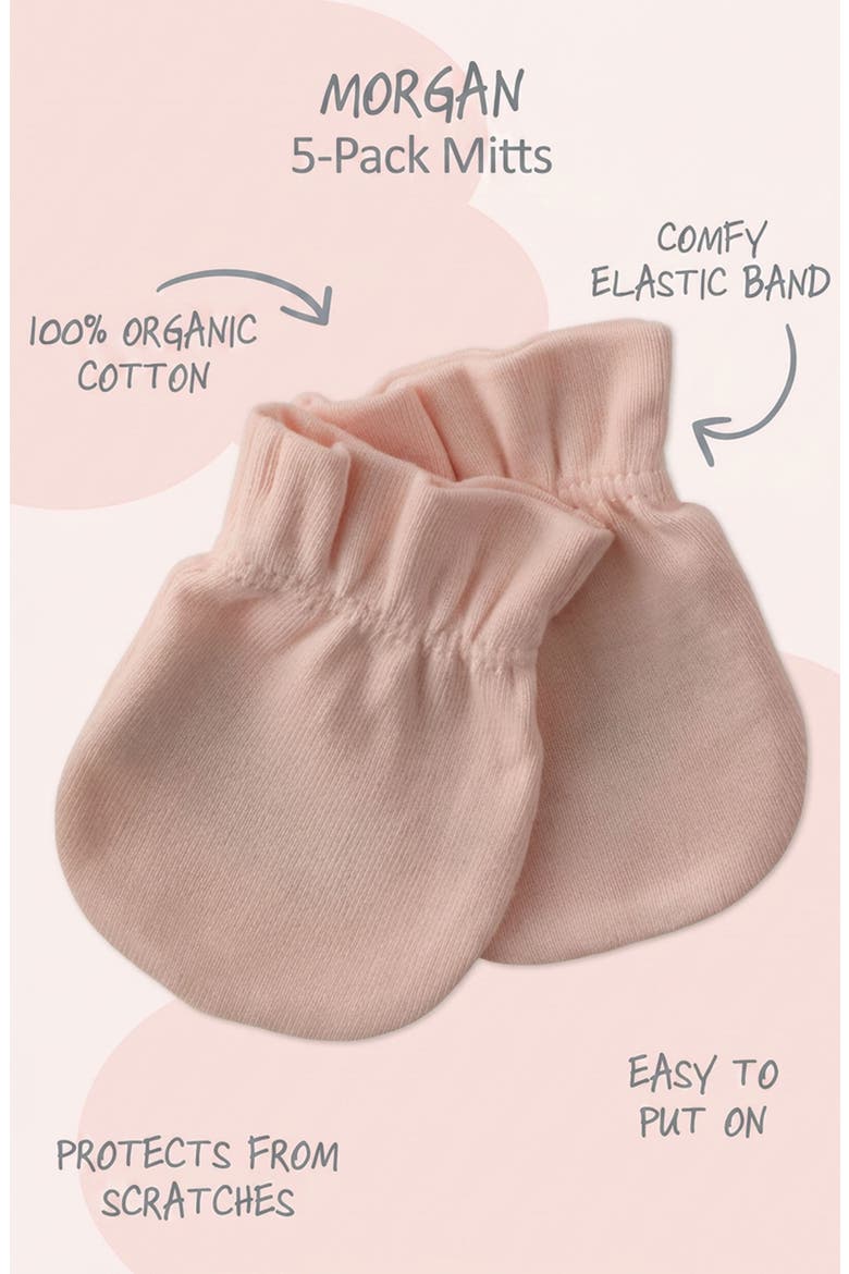 Kids' Morgan 5-Pack Mittens, Alternate, color, SORBET