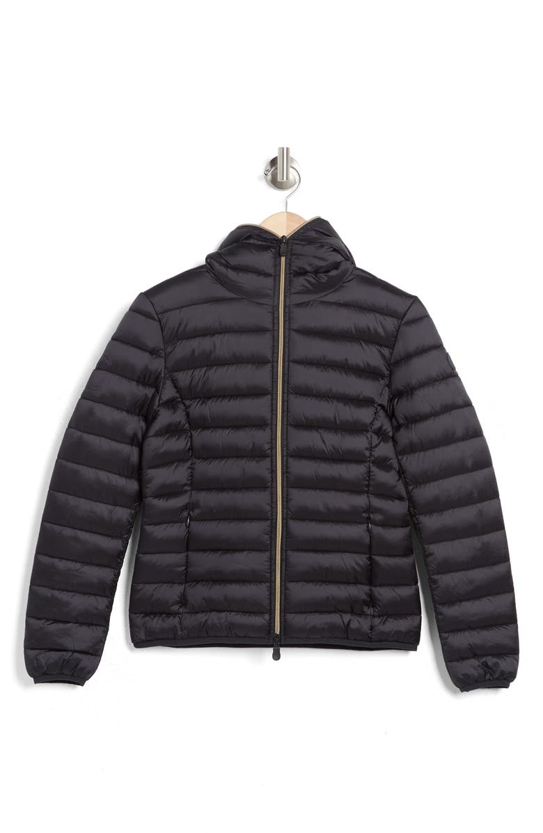 Save The Duck Alexis Shiny Nylon Puffer Jacket, Alternate, color,