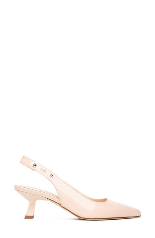 Nerogiardini Pointed Toe Slingback Pump In Natural