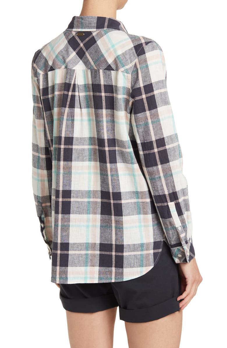 Barbour Collared Button Down Blouse, Alternate, color, 