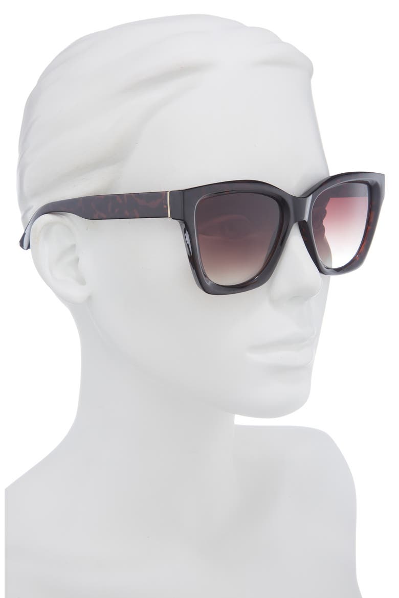 Gradient Cat Eye Sunglasses, Alternate, color, TORTOISE