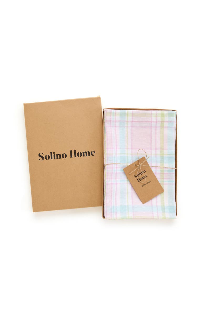 Solino Home Linen Dinner Napkins - Palm Beach Plaid, Alternate, color, Palm Beach Plaid