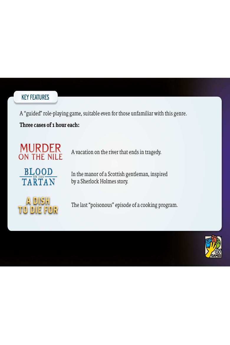 Alibi 3 Intricate Mysteries Party Game, Alternate, color, Multicolored