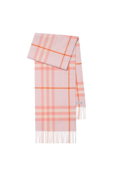 Check Cashmere Scarf