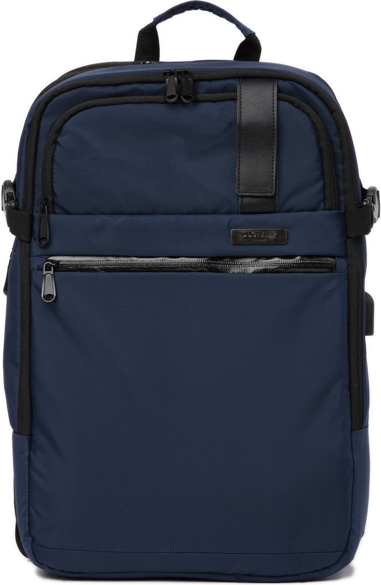 Duchamp Getaway Carry-On Backpack Suitcase, Main, color, Navy