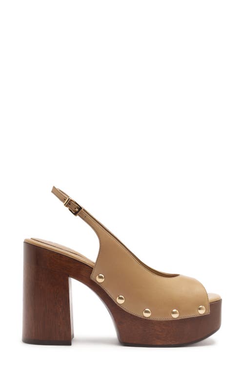 Schutz Rose Slingback Platform Sandal In Multi