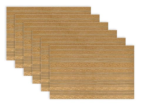 PVC Double frame Placemat Set/6
