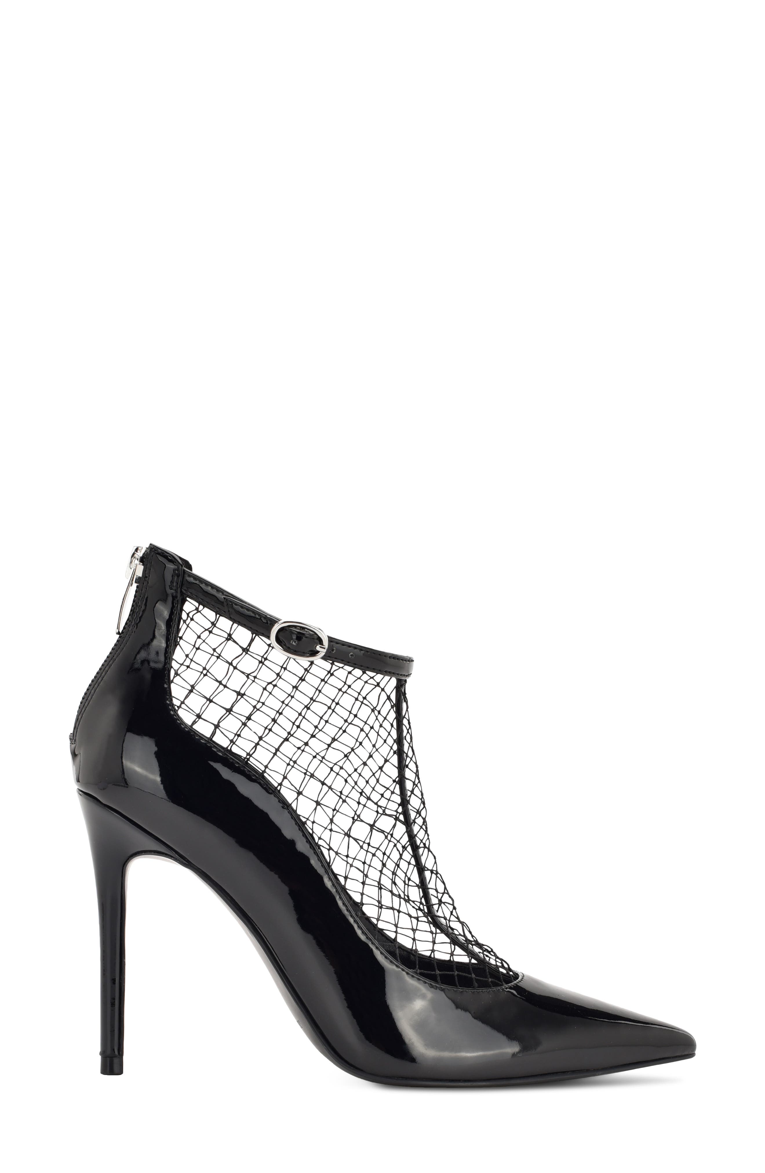 Nine West Fishnet Pointed Toe Pump, Alternate, color, 