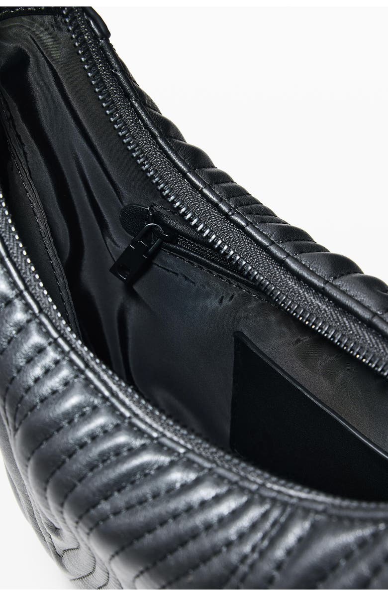 Desigual Wavy Stitch Faux Leather Shoulder Bag, Alternate, color,