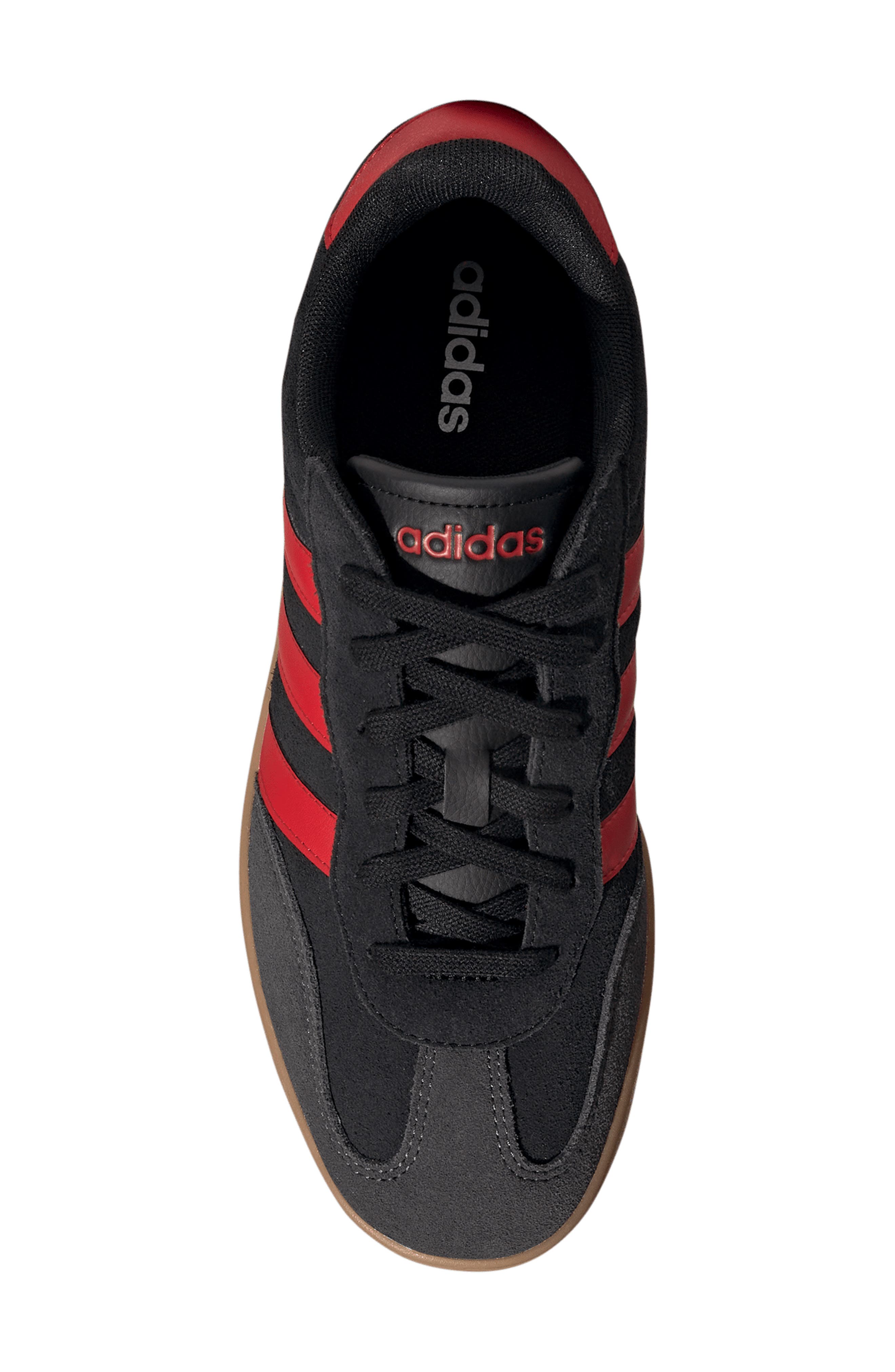 adidas Barreda Sneaker, Alternate, color, Core Black/ Scarlet/ Gum10