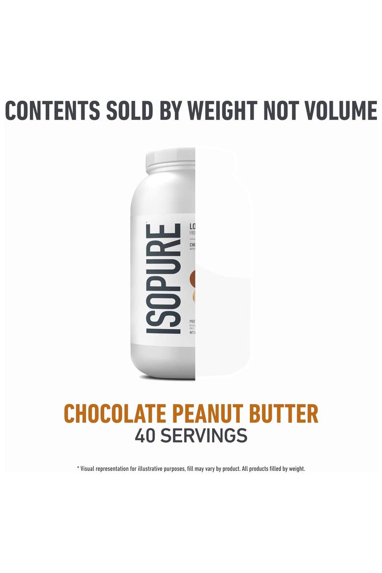 Low Carb Pure Whey Isolate Protein Powder Chocolate Peanut Butter, Alternate, color, None