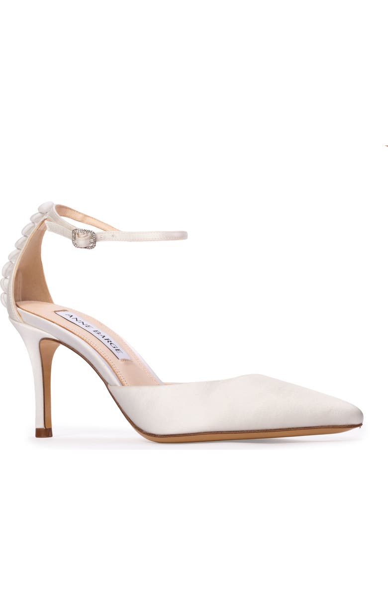 Anne Barge Grace Pump, Alternate, color, White Satin