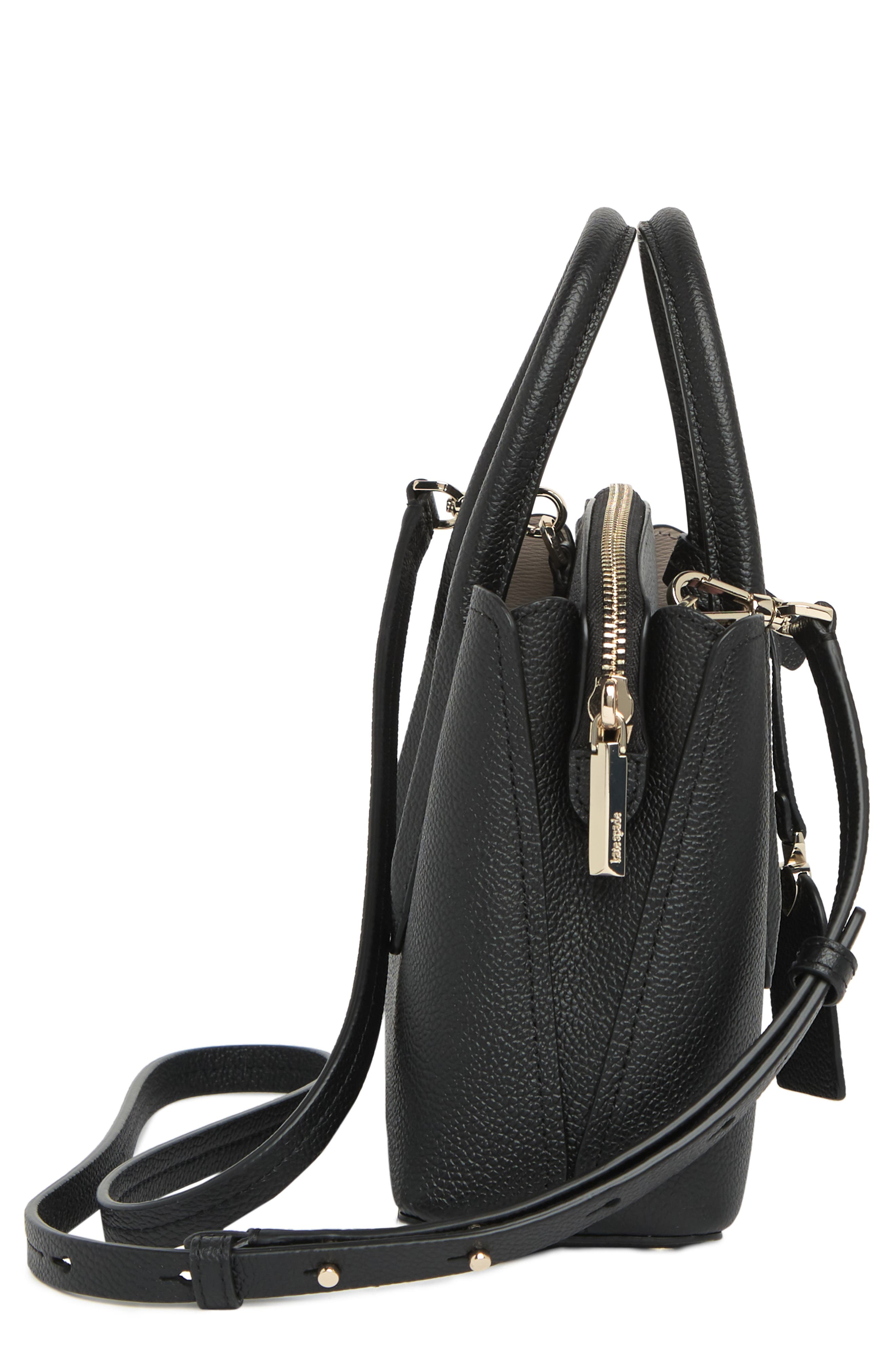 Kate Spade New York mini margaux leather satchel, Alternate, color, 