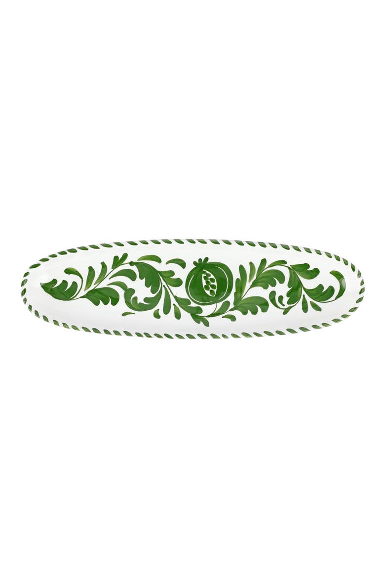 Arezzo Narrow Platter, Main, color, GREEN