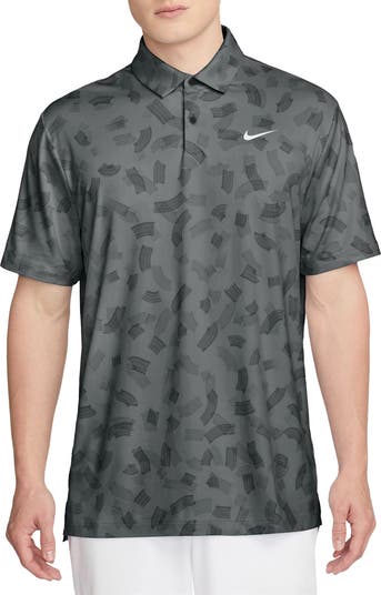 Grey fashion nike golf polo