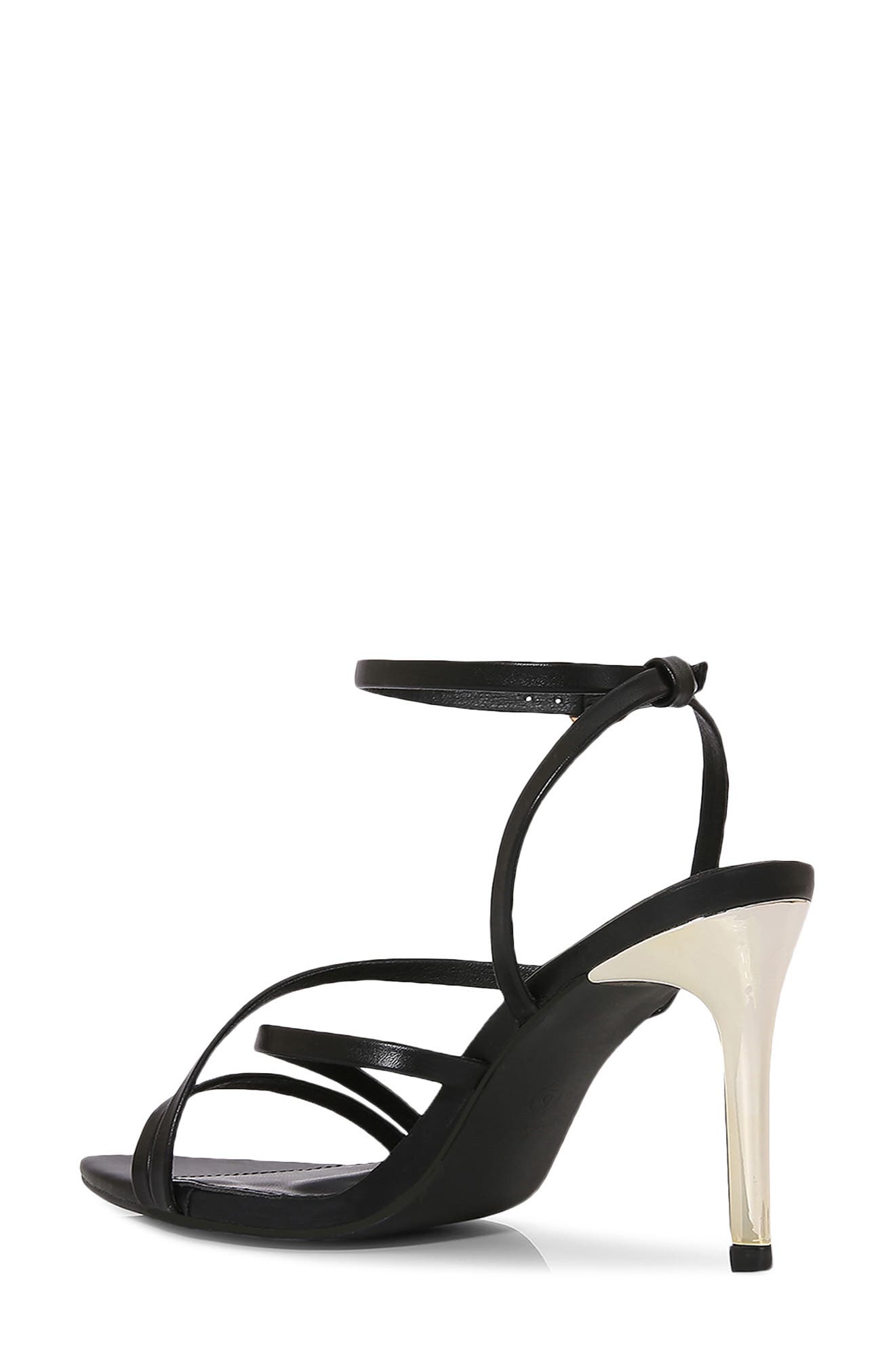 BERNESS Strappy Stiletto Sandal, Alternate, color, Black