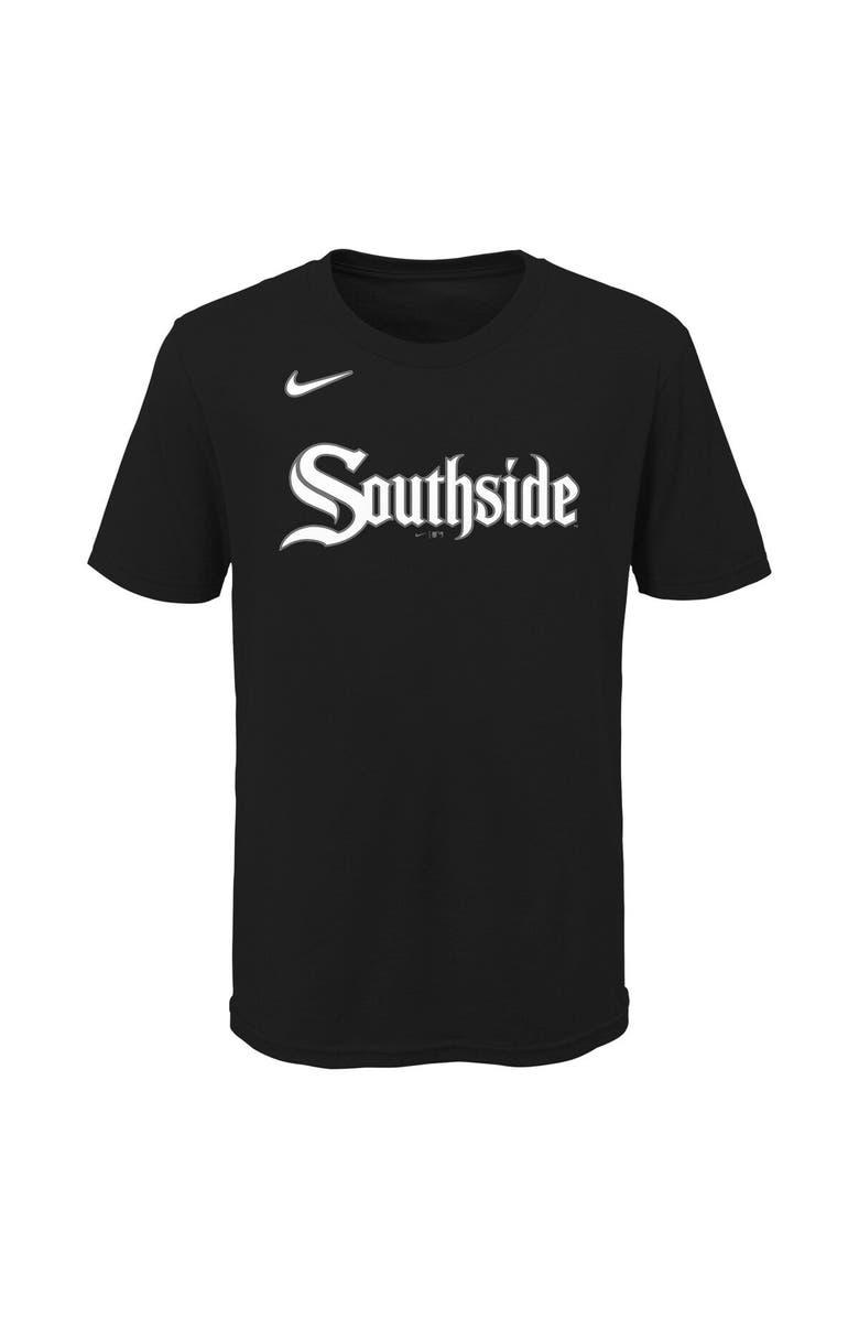 Nike Youth Nike Yoan Moncada Black Chicago White Sox City Connect Name & Number T-Shirt, Alternate, color, 