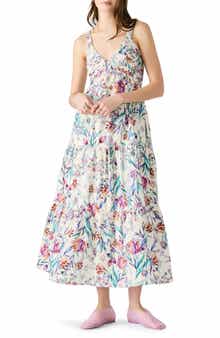 Steve Madden Eliora Floral Tiered Cotton Sundress