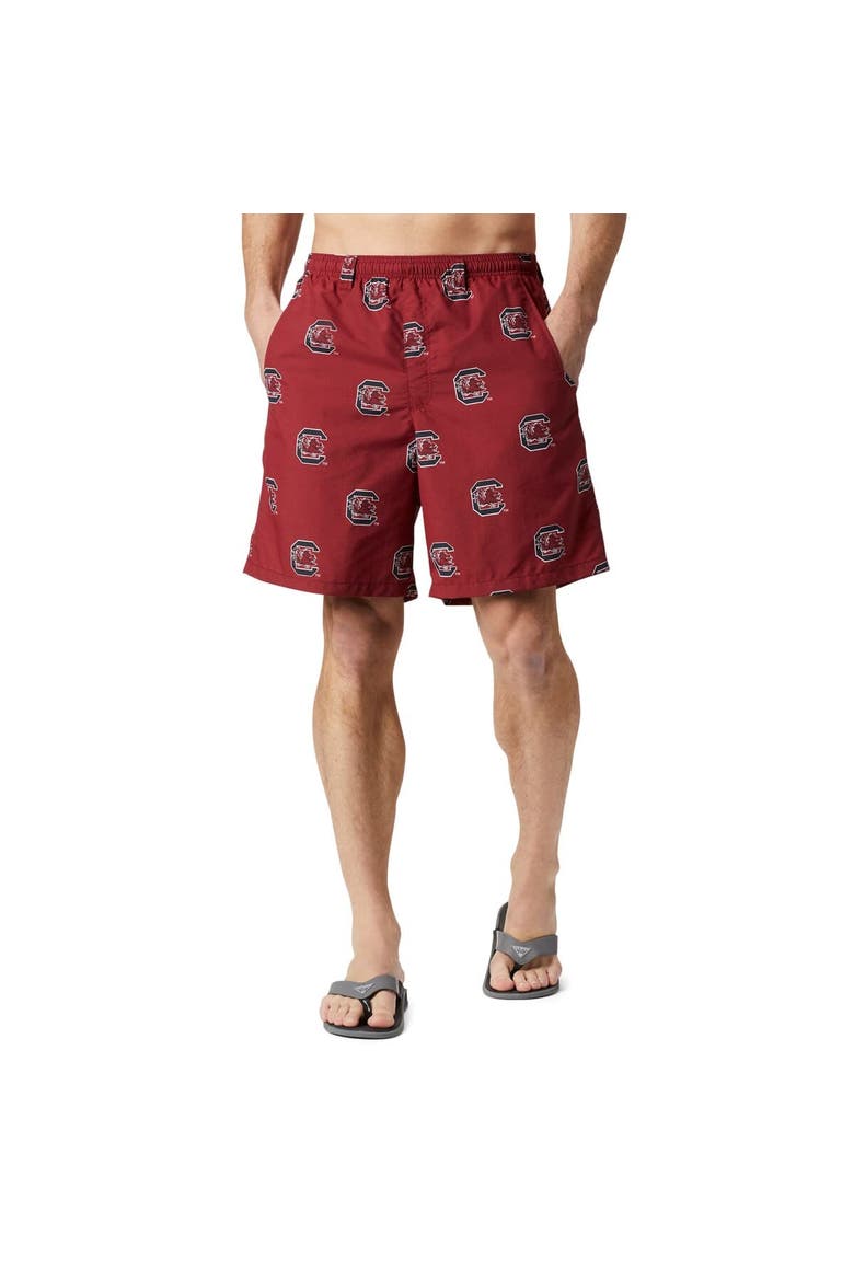 Men's Columbia Garnet South Carolina Gamecocks Backcast III Printed Short, Alternate, color, Garnet