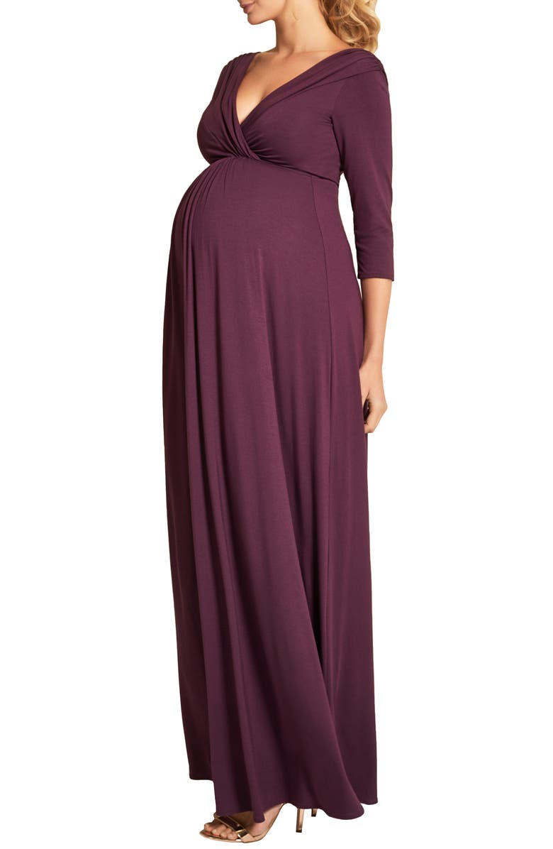 Tiffany Rose Willow Maternity Gown, Alternate, color, 