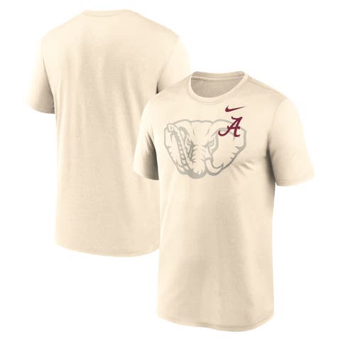 Men's Nike Natural Alabama Crimson Tide Campus Shadow Legend Performance T-Shirt