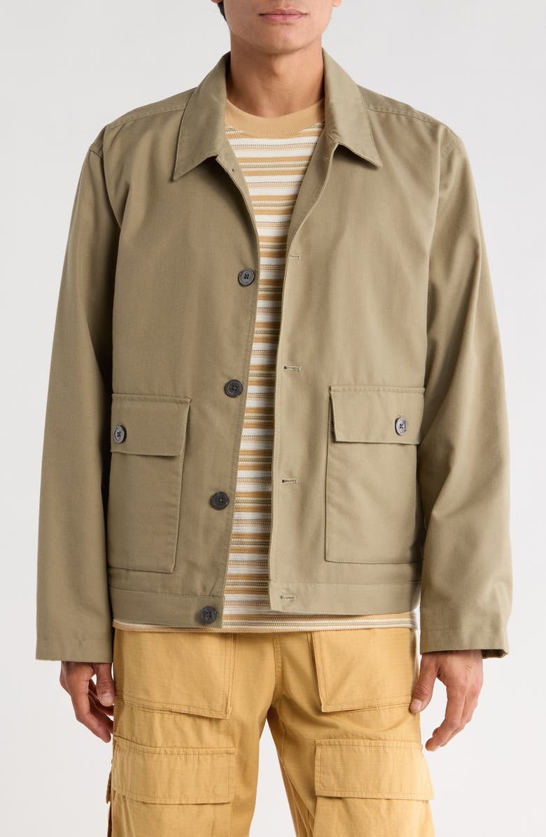 Obey Oliver Shirt Jacket, Main, color, Mermaid