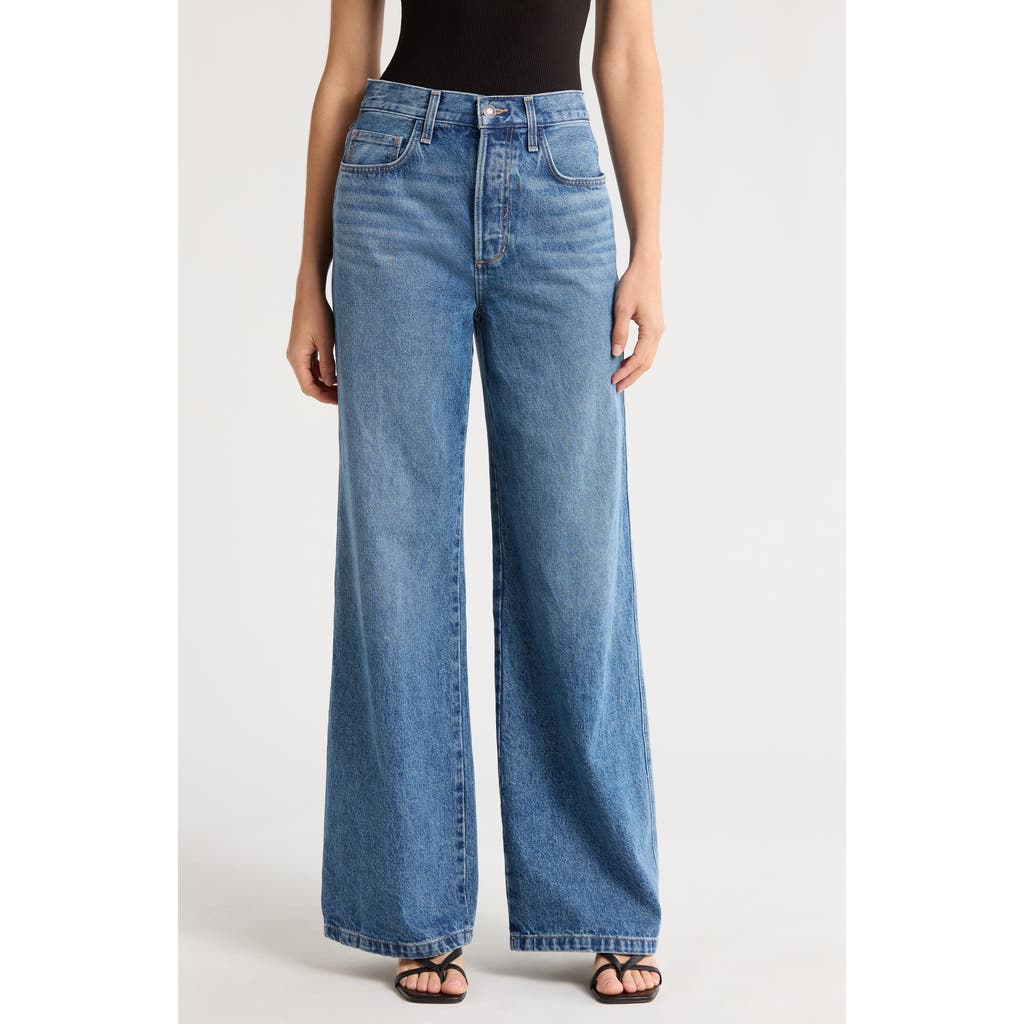 Favorite Daughter The Masha High Waist Wide Leg Jeans in Long Beach at Nordstrom, Size 28