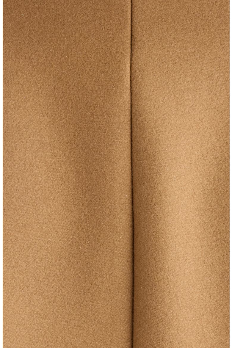 Pressed Wool Blend Melton Coat, Alternate, color, 2602 TEAK