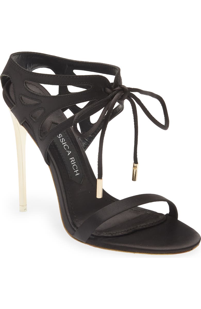 JESSICA RICH So Expensive Satin Sandal, Main, color,