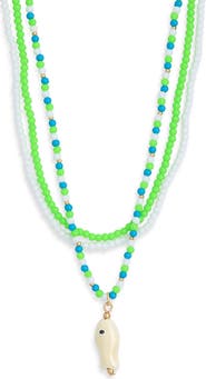 Leith 3-Pack Assorted Beaded Necklaces