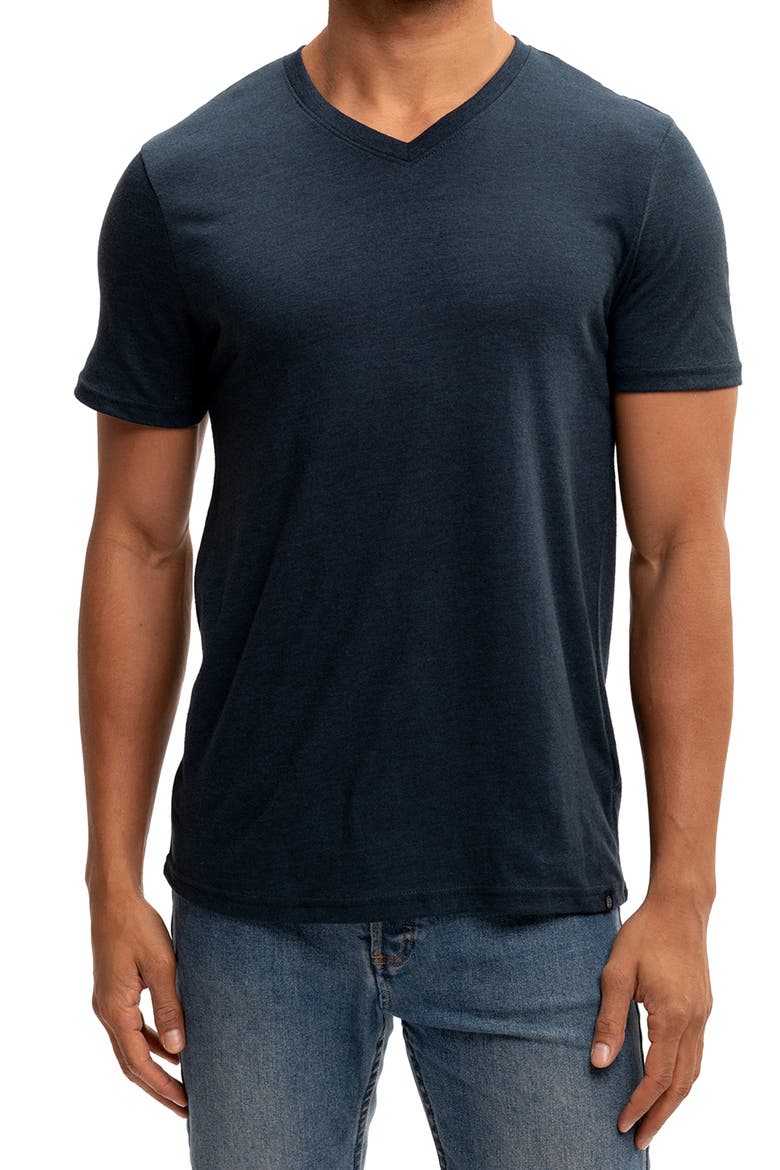 V-Neck T-Shirt, Main, color, MIDNIGHT
