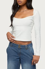 EDIKTED Ximena Long Sleeve Top