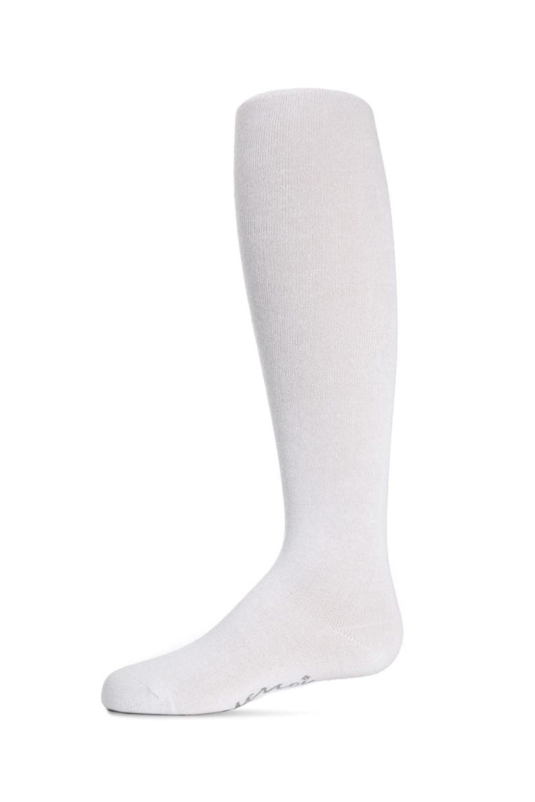 Soft Pima Cotton Opaque Tights, Main, color, Winter White