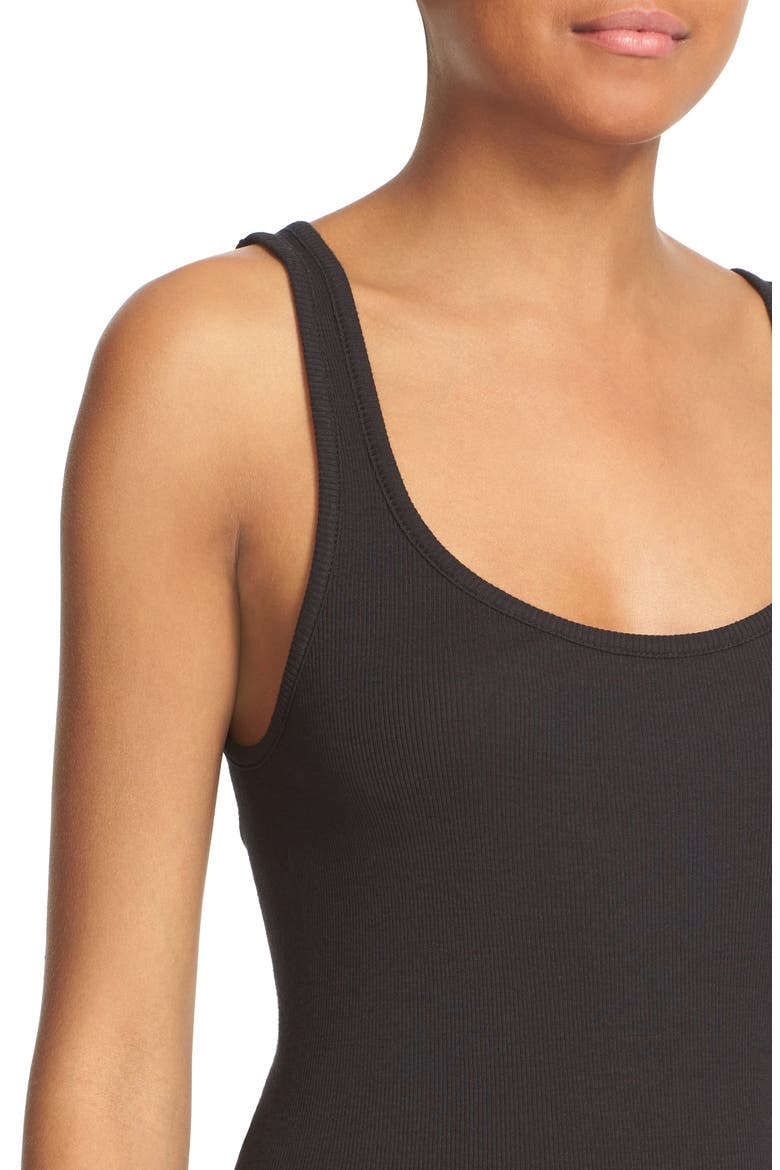 Scoop Neck Tank, Alternate, color, BLACK