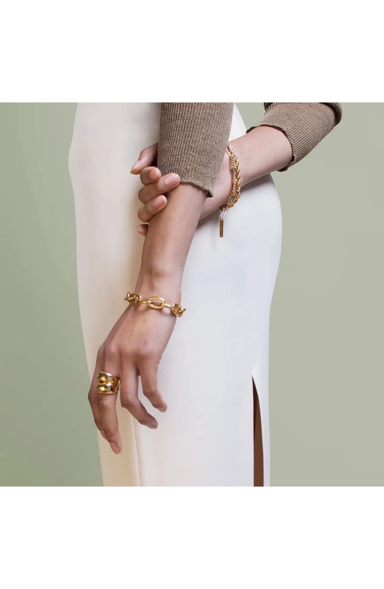 Outofoffice Chunky Round Gold Chain Bracelet, Alternate, color, Gold