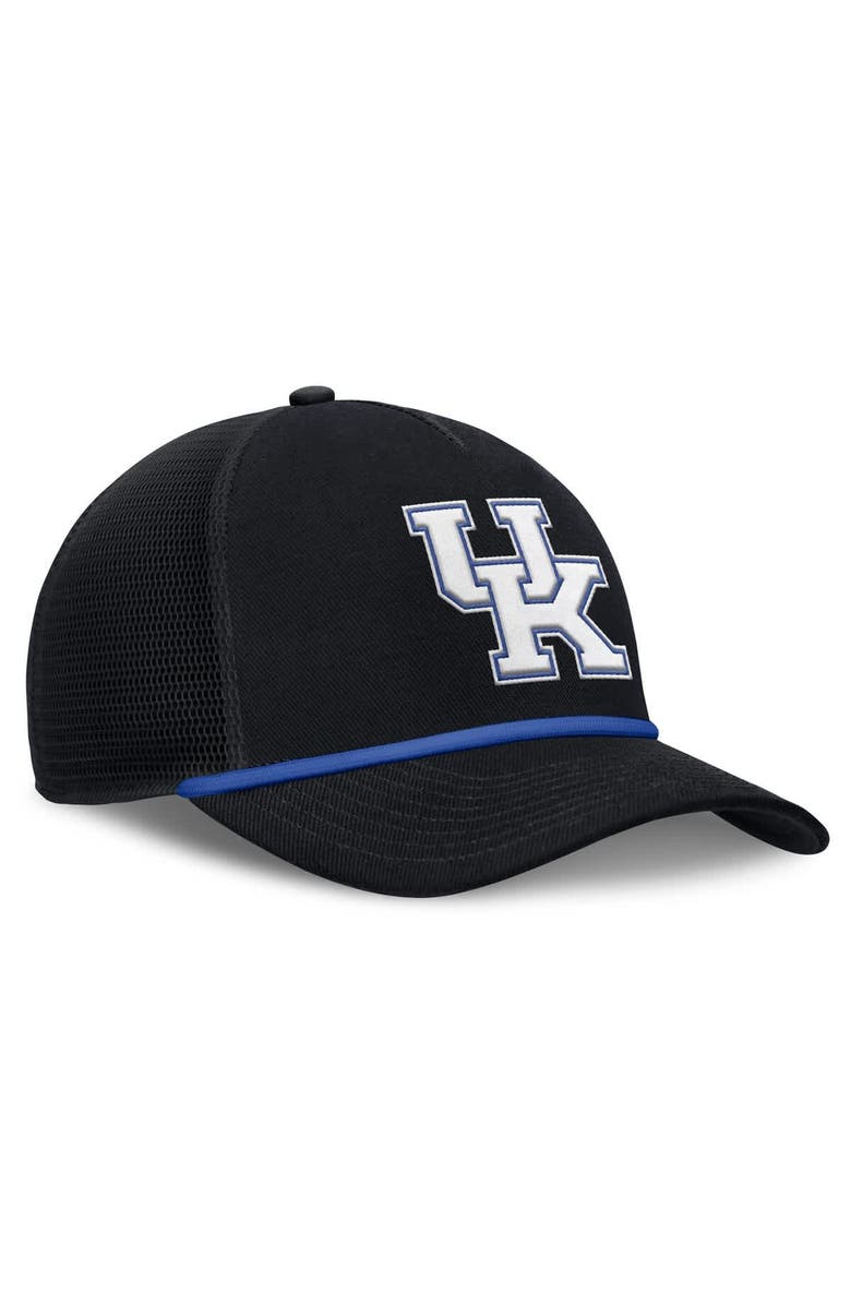 Nike Men's Nike Black Kentucky Wildcats Rise Primetime Trucker Adjustable Hat, Alternate, color, Black
