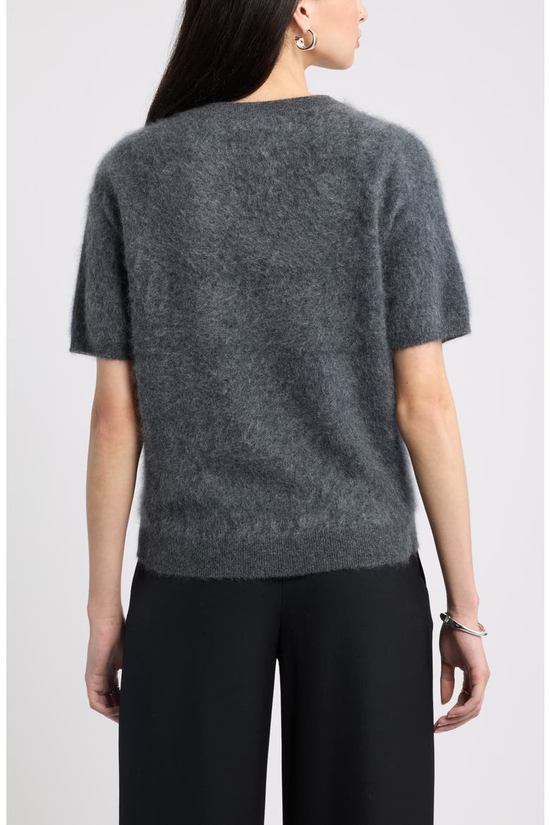 Brushed Cashmere Sweater Tee, Alternate, color, GREY ONYX HEATHER
