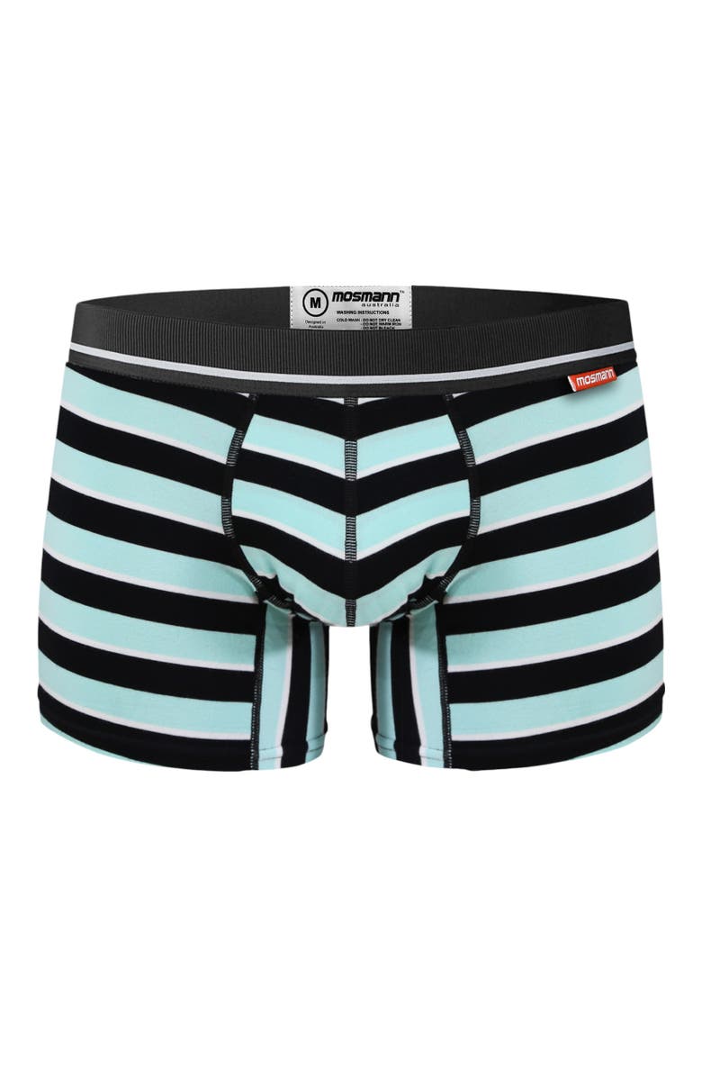 Mosmann Australia Men's Ultra-Soft Boxers, Alternate, color, Aqua