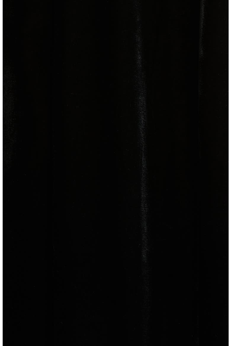 Velvet V-Neck Maxi Dress, Alternate, color, BLACK