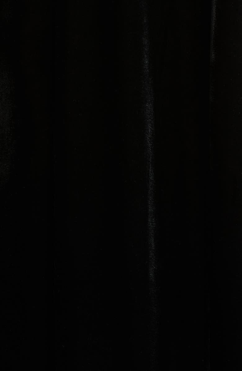 Chelsea28 Velvet V-Neck Maxi Dress, Alternate, color, Black