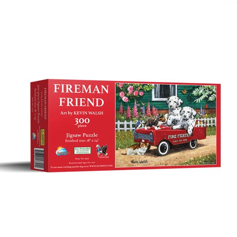 Fireman Friends 300 piece Jigsaw Puzzle for Adults