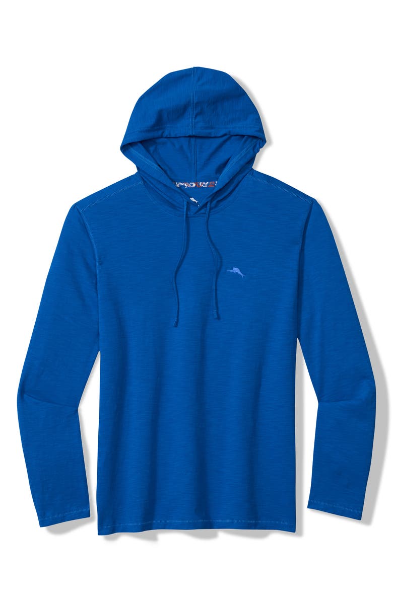 Tommy Bahama Bali Beach Pullover Hoodie, Main, color, Blue Splash