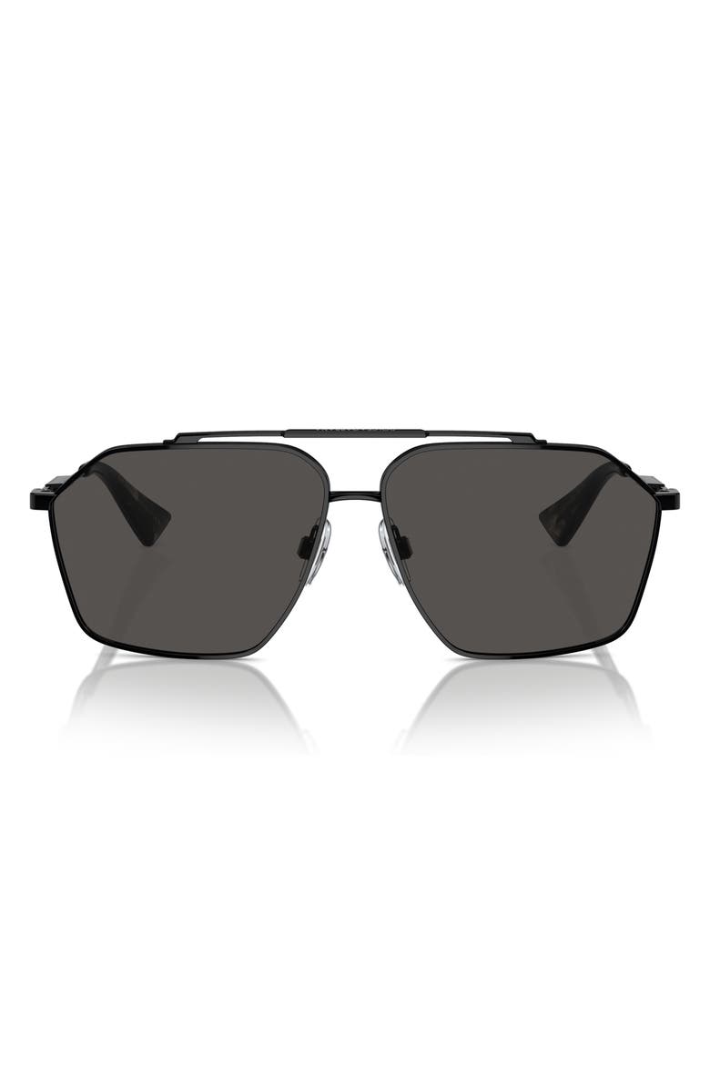 Dolce&Gabbana 61mm Pilot Sunglasses, Main, color, 
