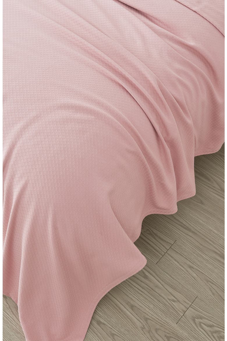 Egyptian Cotton Blanket, Alternate, color, TEA ROSE